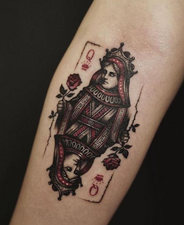 45 Stunning Playing Cards Tattoo Ideas