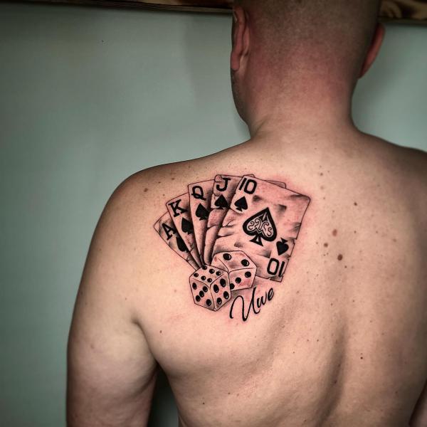45 Stunning Playing Cards Tattoo Ideas
