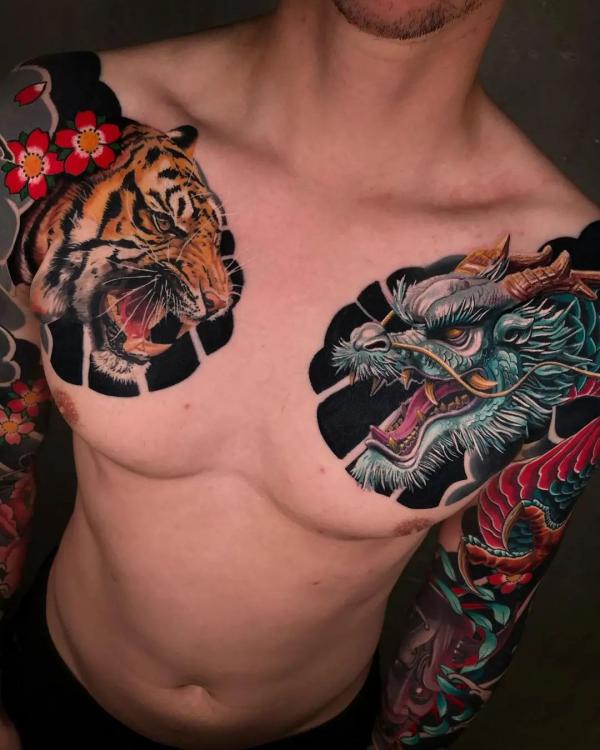 80 Bold and Artistic Chest Tattoos for Men