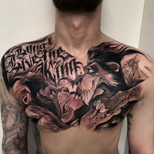 80 Bold and Artistic Chest Tattoos for Men