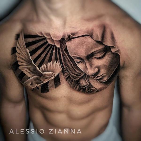 80 Bold and Artistic Chest Tattoos for Men