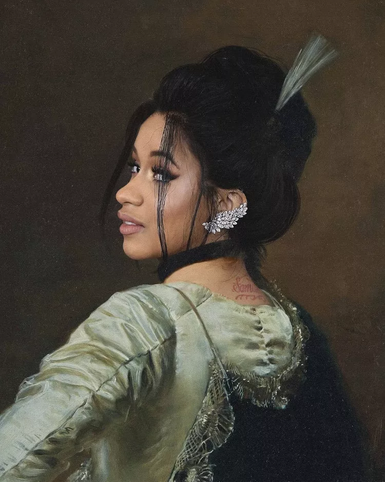 French Artist Kyès’ transformed Modern Celebrities to Classical Portraits