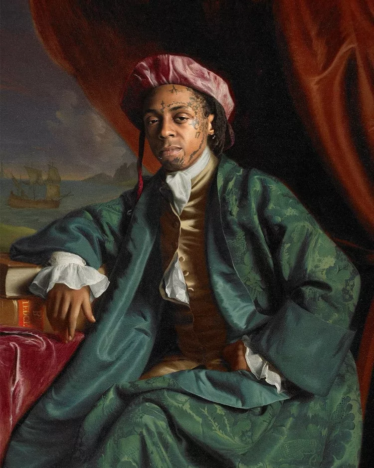 French Artist Kyès’ transformed Modern Celebrities to Classical Portraits