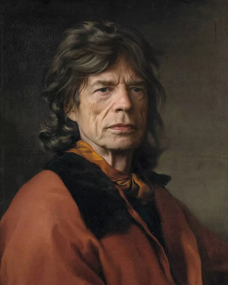 French Artist Kyès’ transformed Modern Celebrities to Classical Portraits