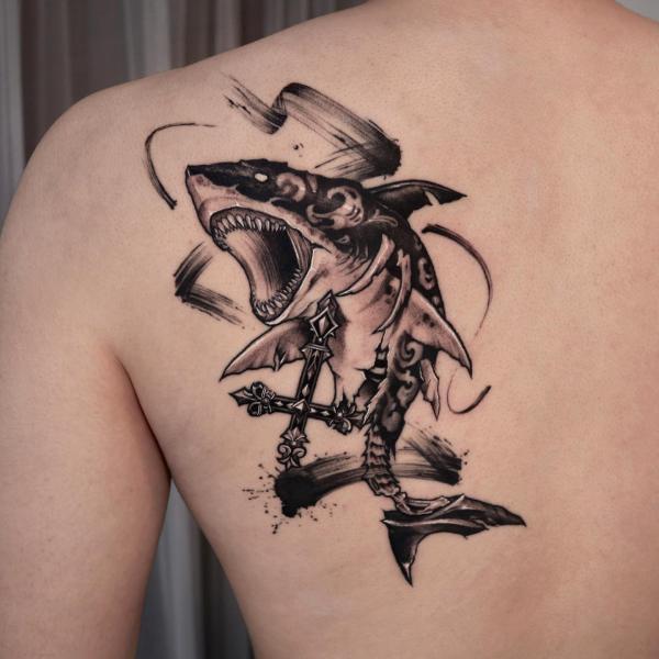 100 Inspiring Shark Tattoos with Meaning – Good Art Design